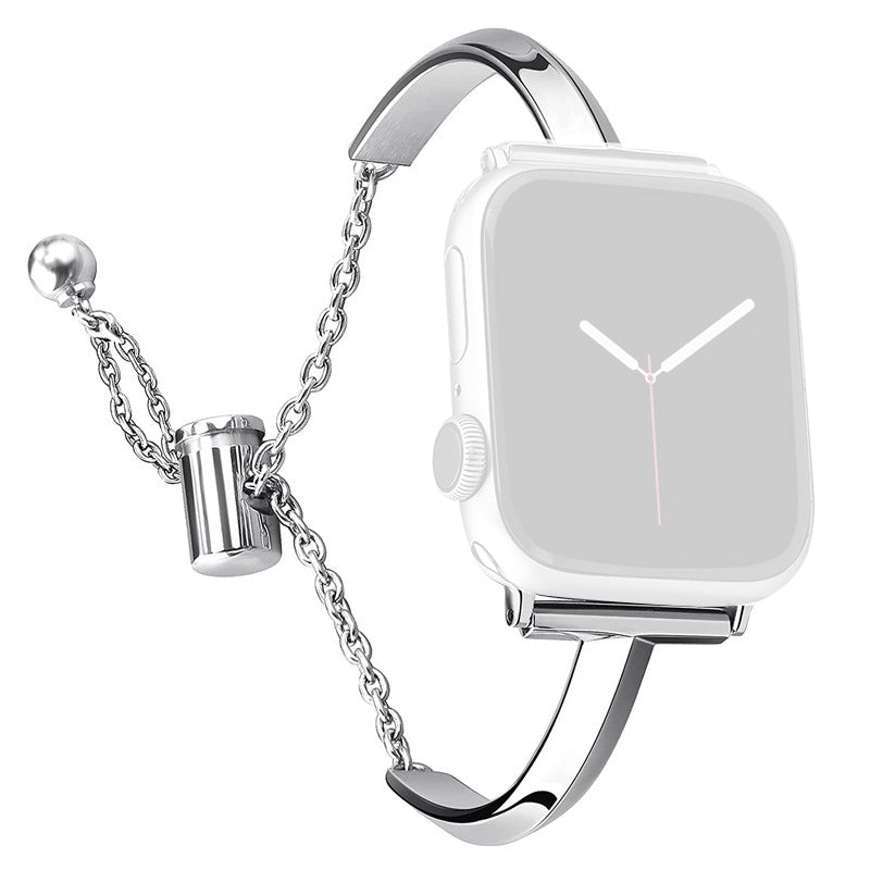 For Apple Watch 9 8 7 41mm 6 SE SE (2022) SE (2023) 5 4 40mm 3 2 1 38mm Metal T-shape Bracelet Watch Band For Apple Watch 9 8 7 41mm 6 SE SE (2022) SE (2023) 5 4 40mm 3 2 1 38mm Metal T-shape Bracelet Watch Band